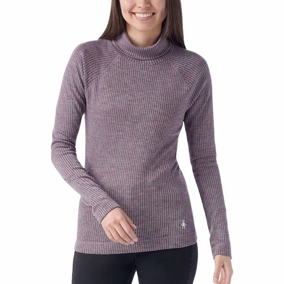 Smartwool Standard Thermal Rib Merino Turtleneck top - Picture 3 of 9